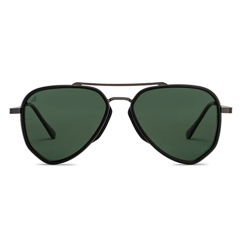 Dark Gunmetal Full Rim Aviator